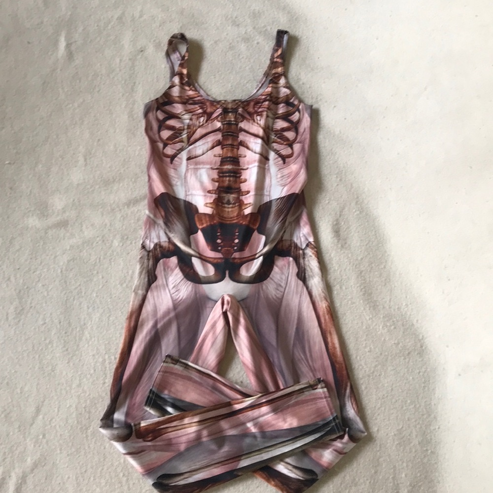 Black Milk Muscle and Bone Catsuit L